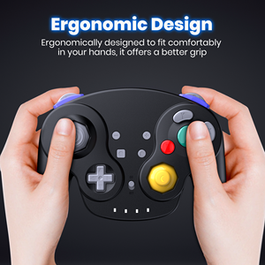 2.4G PC Wireless GAMECUBE Style <strong>Controller</strong> with <strong>USB</strong> Receiver for Nintendo Switch Windows 10 11 7 8 Raspberry Pi MAC
