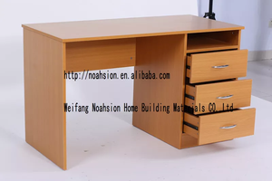 Mesa de ordenador de diseño moderno para oficina, escritorio ajustable con estantería - Product Image 2