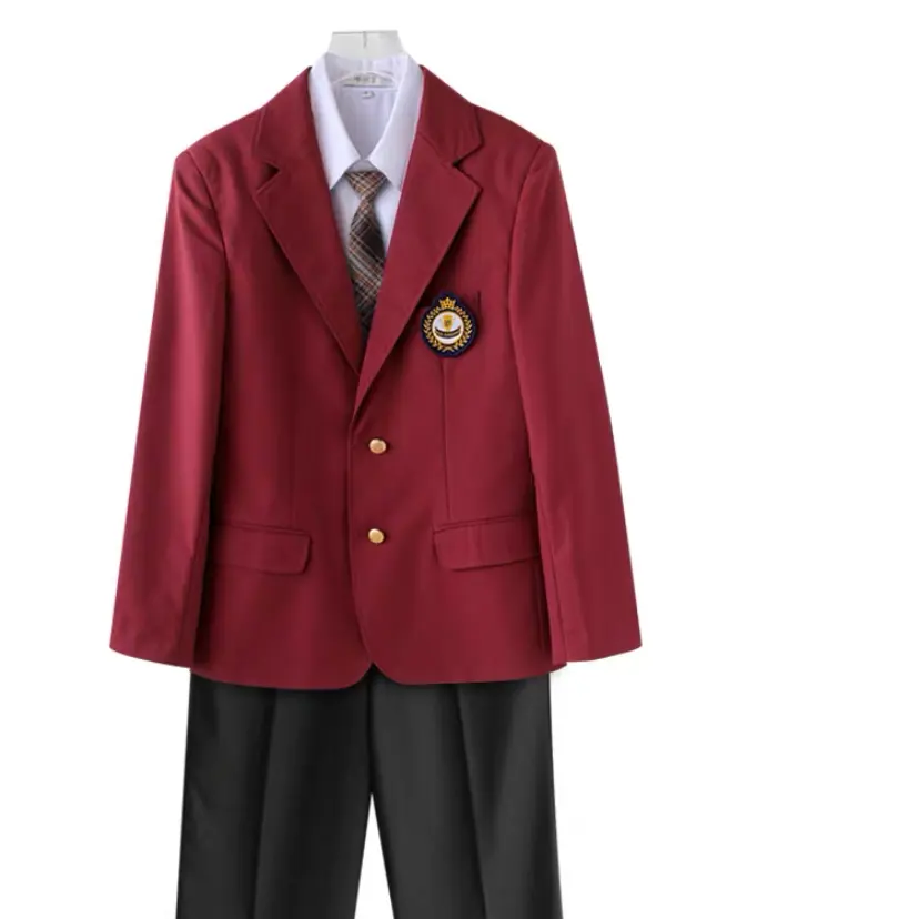 Uniforme escolar de moda para niños y niñas de primaria 2023, uniforme de último diseño para niños de secundaria, uniforme al por mayor