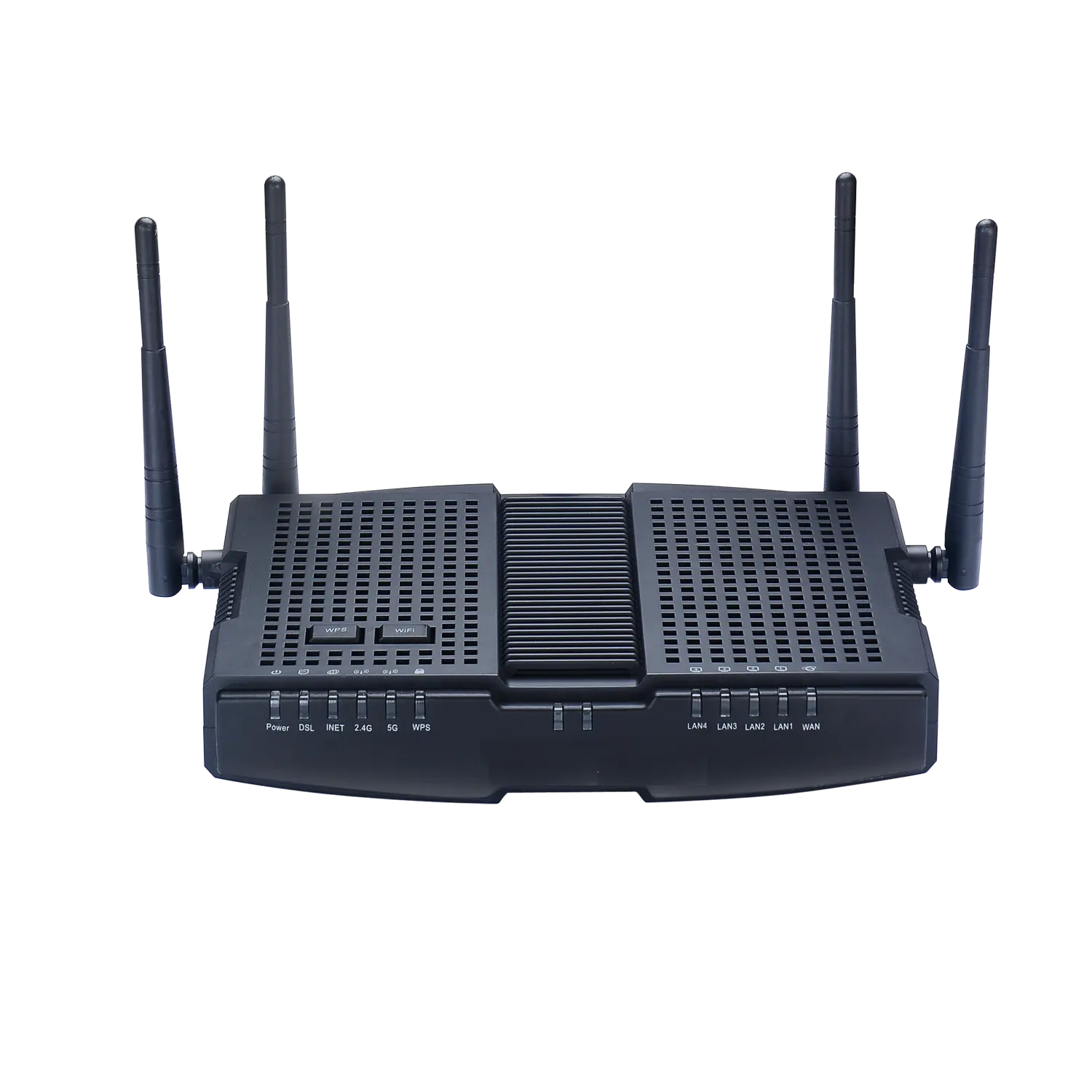 Enrutador de módem WiFi AC1600 VDSL Puerto Gigabit 2,4G 5,0 GHz doble banda 1600Mbps puerta de enlace residencial FXS VoIP con antenas de alta ganancia