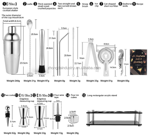 Zarif çift uçlu Bar Jigger-304 paslanmaz çelik kokteyl ve şarap dayanıklı tasarım Jigger kokteyl için doğru ölçme aracı - Product Image 6