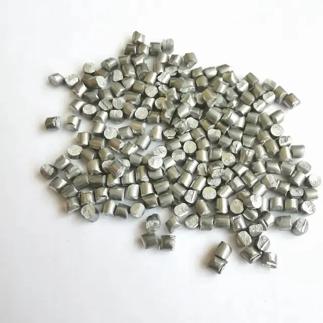 Perles en alliage de zinc, prix du zinc par kg, produit de grains de particules de zinc