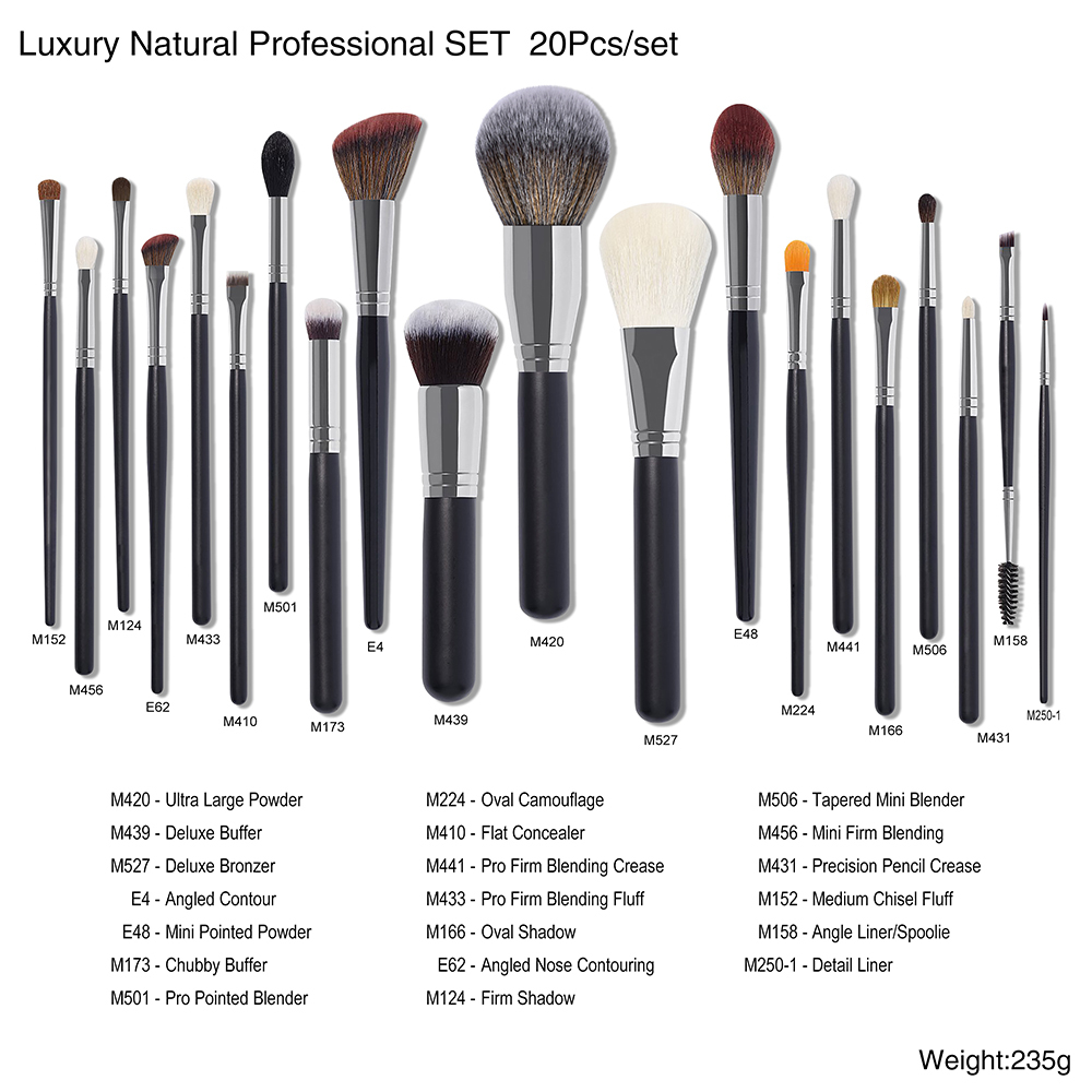 20 Black brush