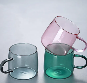 480ml Large Capacity Glass Mugs Heat Resistant <strong>Explosion</strong> Proof Tea Brewing Glass <strong>Cup</strong> with Handle Juice Milk <strong>Cup</strong> for Home Use - Product Image 1