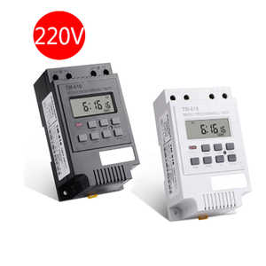 30A Carico 7 Giorni Digitale Programmabile TIMER INTERRUTTORE del Relè di Controllo 220V Din Rail Mount - Product Image 1