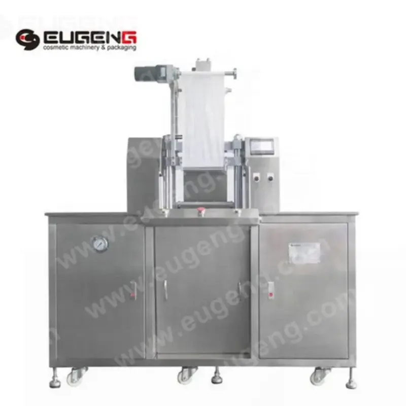 Semi-automatic compact powder filling and press machine eyeshadow powder filling press machine