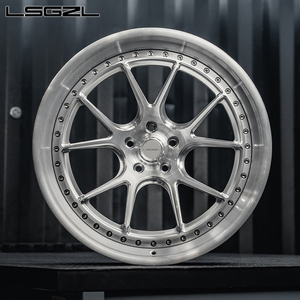 3 peças de alumínio forjado Rodas Passageiro Brushing20 22 Rodas 5x114.3 5x112 5x130 para Brand Car <span class=keywords><strong>Wheels</strong></span> para Mercedes Bmw RR benz - Product Image 4