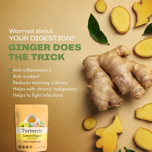 Label pribadi kantong teh Herbal kafein bebas kunyit alami manfaat kesehatan teh Lemon jahe - Product Image 2