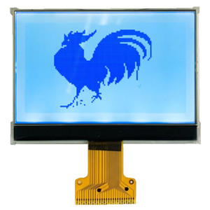 Schwarzweiss-LCD-Anzeige modul mit 3,2 Zoll und 240x160 Punkt matrix und 16-poligem FPC3.3VCog für Grafik zeichen anzeigen - Product Image 1