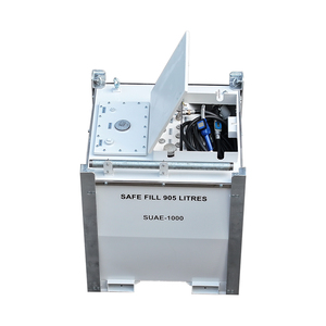 Sumac二重壁2000L移動式ガソリンポータブル燃料ディスペンサーJET A1ディーゼル貯蔵キューブタンクポンプ付きPHL用 - Product Image 3