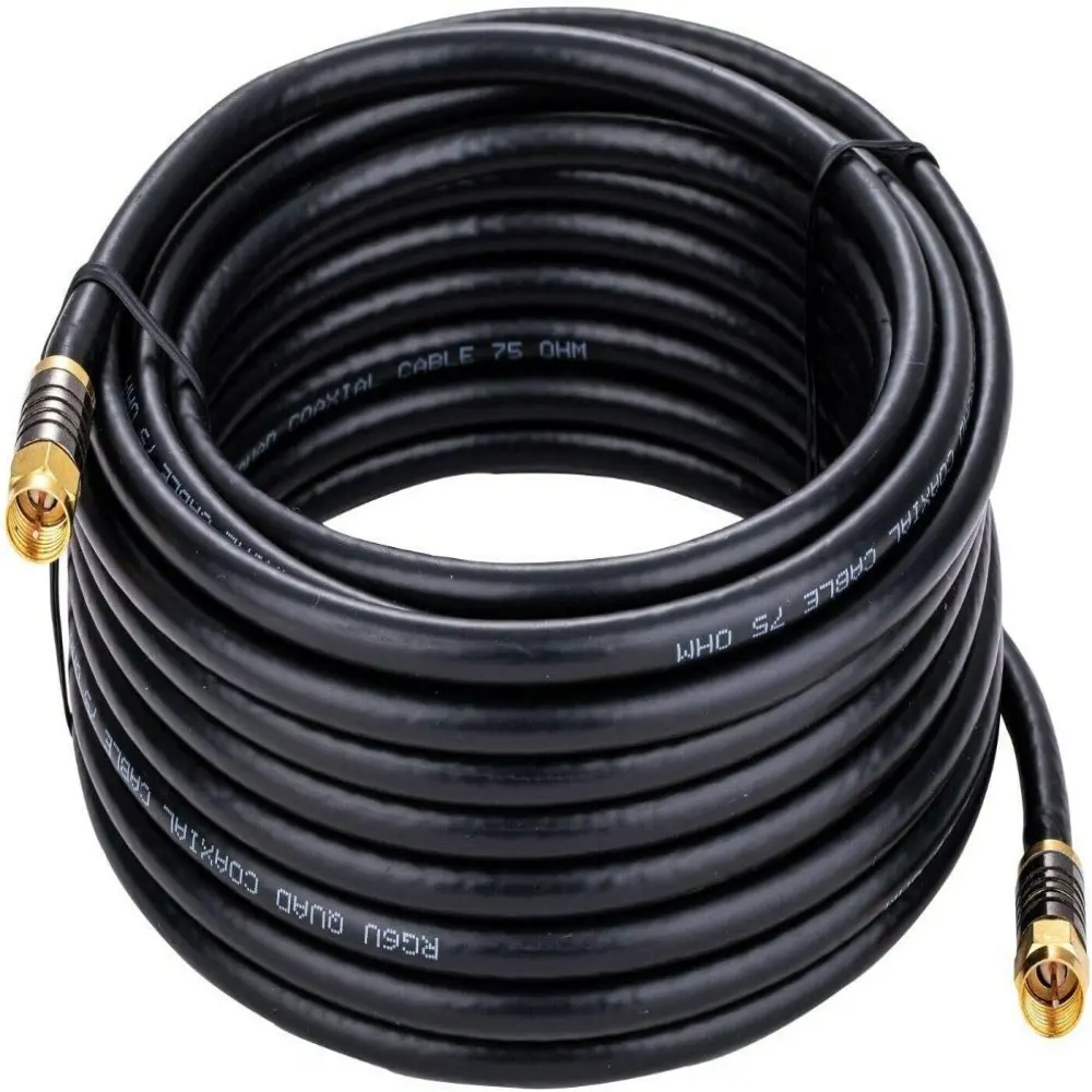 Cable de audio coaxial personalizado de buena calidad conector RG6 BNC cable coaxial cable de cámara