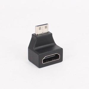 Mini HDMI to HDMI Adapter Up and Down 90 Degree Right Angle Converter for <strong>Raspberry</strong> <strong>Pi</strong> Zero DSLR <strong>Camera</strong> Camcorder HDTV Portable - Product Image 1