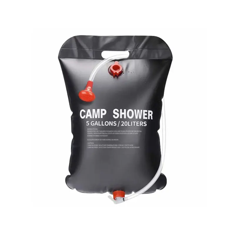 20L taşınabilir eko plaj Ultralight seyahat yürüyüş ısıtma duş 5 galon sıcak su borusu çanta açık güneş kamp duş torbası