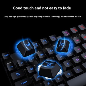 Juego de teclado y ratón con cable de color claro/escritorio/oficina/Esports Compatible con ordenador portátil - Product Image 5