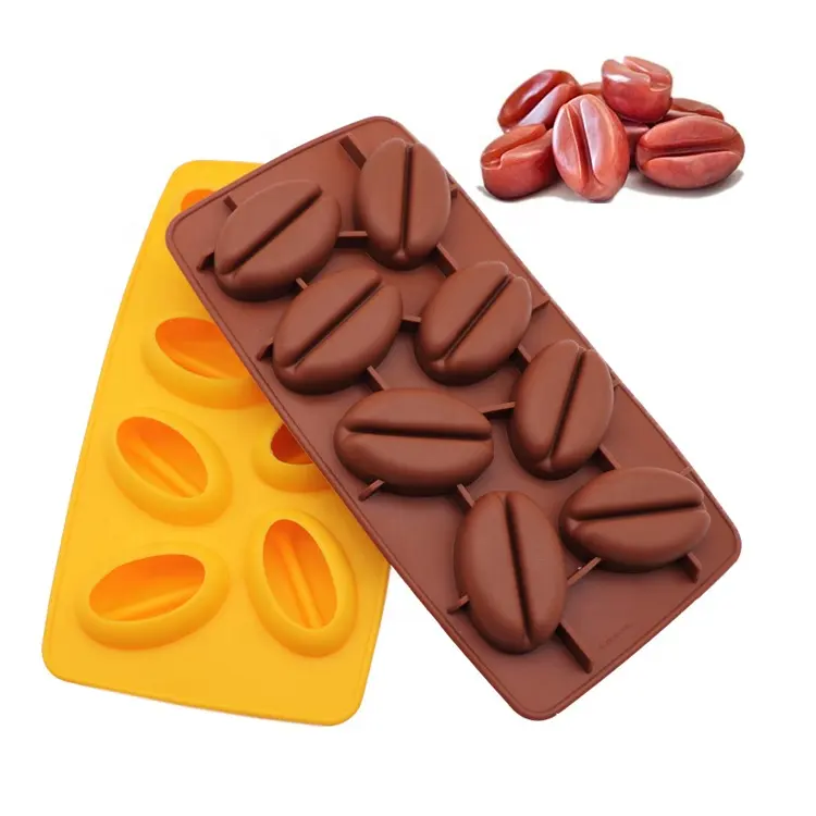 Небольшой минимальный объем заказа, силиконовые формы для выпечки шоколада и конфет, 8 кубиков льда, кофейных зерен