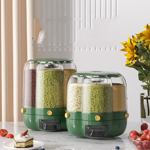 Ev fasulye depolama kavanoz saklama kutusu artefakt tahıl dönen depolama kavanoz - Product Image 3