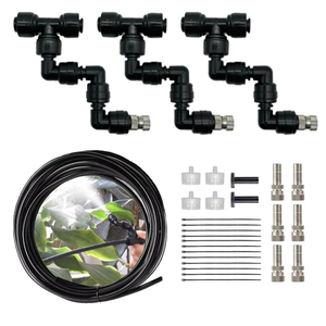 New Nhựa Bò Sát Atomizing Phun Vòi Phun 360 Độ Có Thể Điều Chỉnh Bể Aquarium 1/4 "Ống Phụ Kiện - Product Image 1