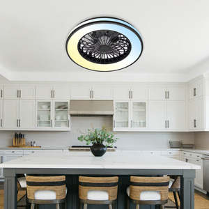 <span class=keywords><strong>20</strong></span> inch ventilador de techo RGB tuya app điều khiển thông minh DC động cơ phòng khách quạt trần với ánh sáng LED và điều khiển từ xa - Product Image 2