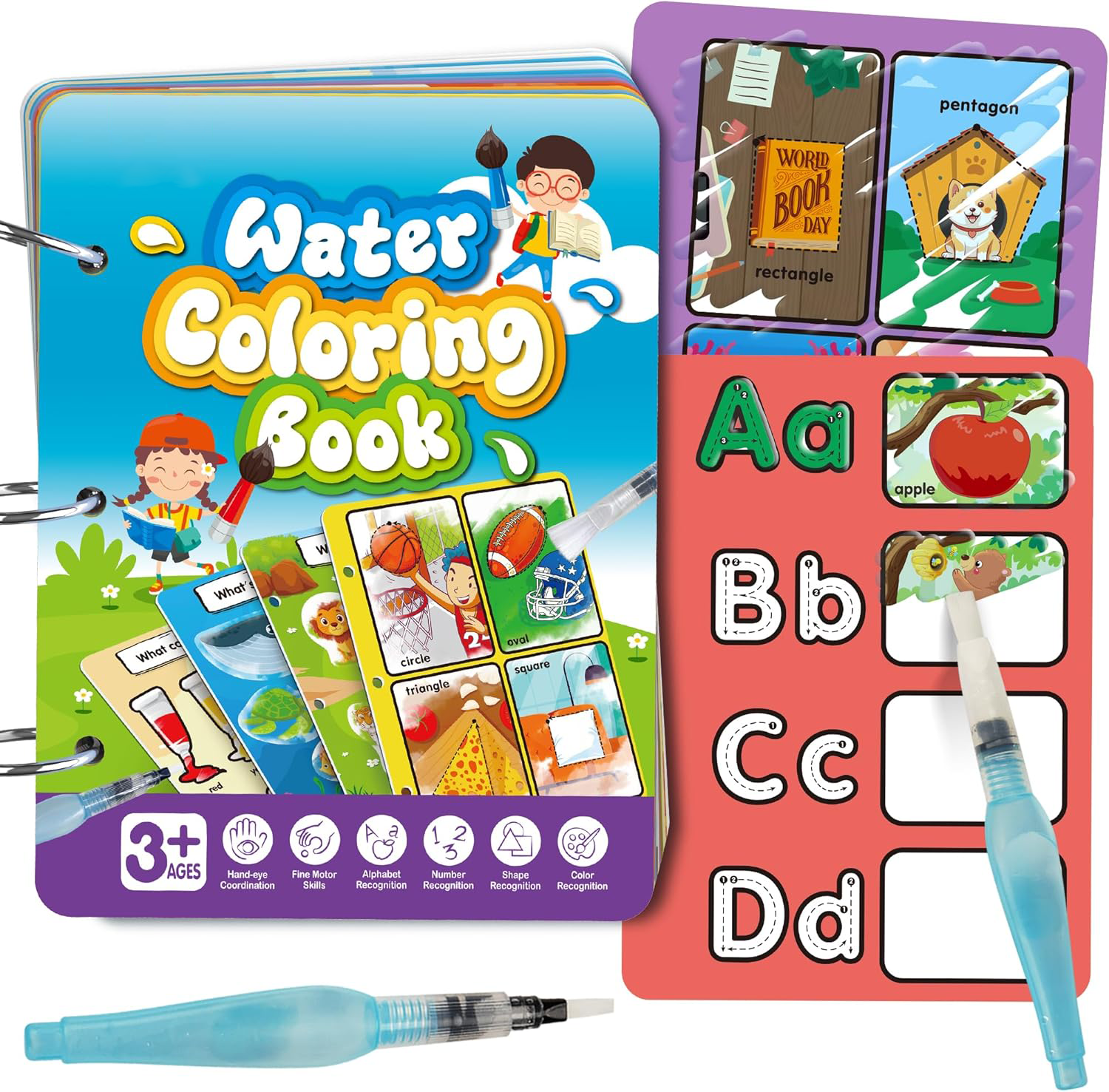 Livre de coloriage à l'eau