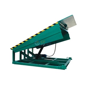 Plataforma de carga de nivelador de muelle hidráulico 8/10/12T para descarga de contenedores de camiones en obras de construcción de fábrica - Product Image 1