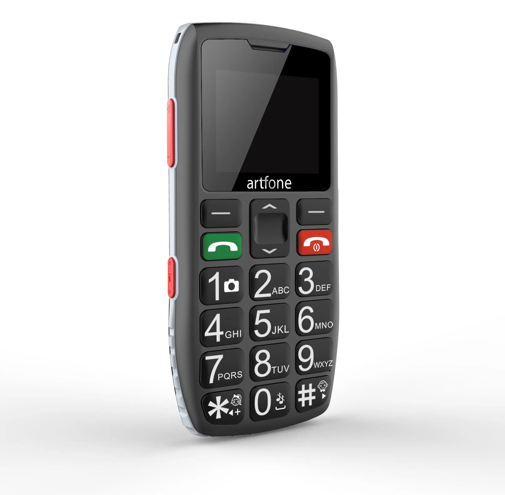 Artfone fabrika C1 bar telefon 2g cep telefonları yaşlı cep telefonları büyükler için büyük düğme özellik telefon