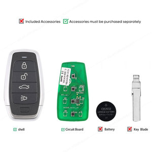 Autel IKEYAT004CL IKEY4ボタンAltraカーキープログラミングコピー機で使用されるスマートユニバーサルキーKM100IM508S IM608S II