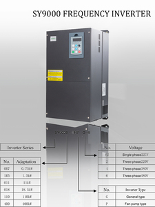 Controlador de frecuencia variable de inversor de frecuencia de potencia 22KW con control de vector Delta VFD de 380V trifásico de - Product Image 4