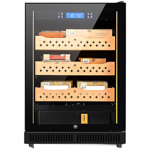 ตู้เก็บซิการ์และความชื้นแบบนับ500ที่มีการควบคุมอุณหภูมิและความชื้น - Product Image 2
