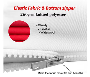 Nhà máy bán tùy chỉnh kích thước 10ft triển lãm thương mại quảng cáo biểu ngữ căng thẳng vải hiển thị xách tay Backdrop đứng - Product Image 3