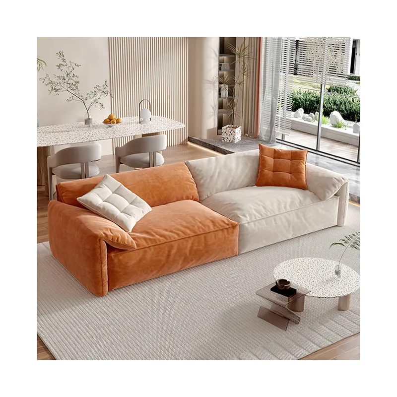 Vente directe d'usine ensemble d'éponges en latex meubles de salon éléphant italien meubles modernes canapés de salon