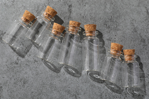 1g 3g <strong>5g</strong> Saffron Jar, 5ml 10ml 20ml 30ml 50ml 100ml Clear Vial Tube Small Glass <strong>Bottles</strong> - Product Image 5