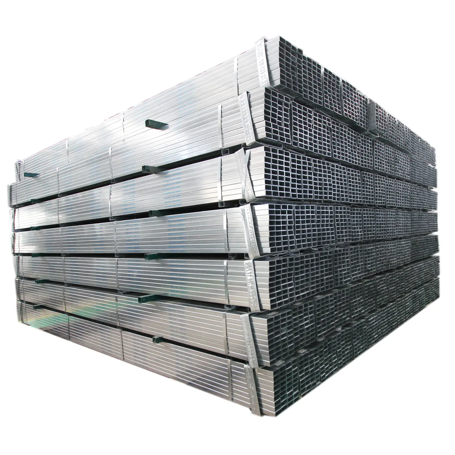 Factory Direct Selling Galvanized Square Steel Pipe 2.5X2.5 Galvanized Steel Square Tubing 4 X 4 Inch Square Steel Tube