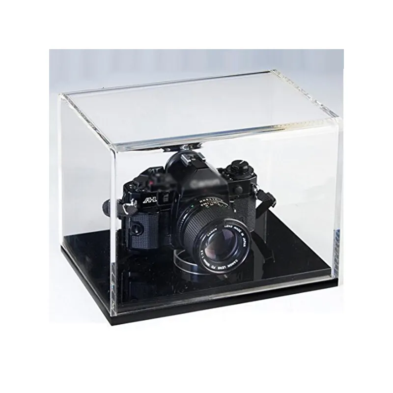 Custom All Kinds Acrylic Display Case /Box For Camera Available Led Light