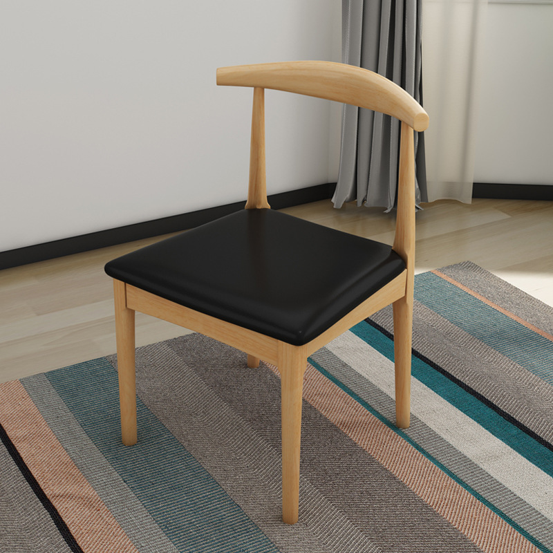 Chaise en corne couleur bois naturel