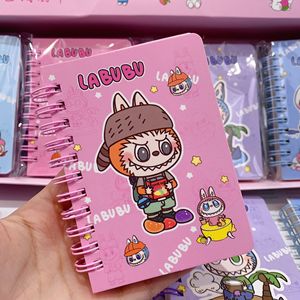 Cartoon Labubu Coil <strong>Notebook</strong> Cute Labubu A6 <strong>Sticky</strong> Note Book Coloring Page <strong>Notebook</strong> Portable <strong>Notepad</strong> Gift - Product Image 2