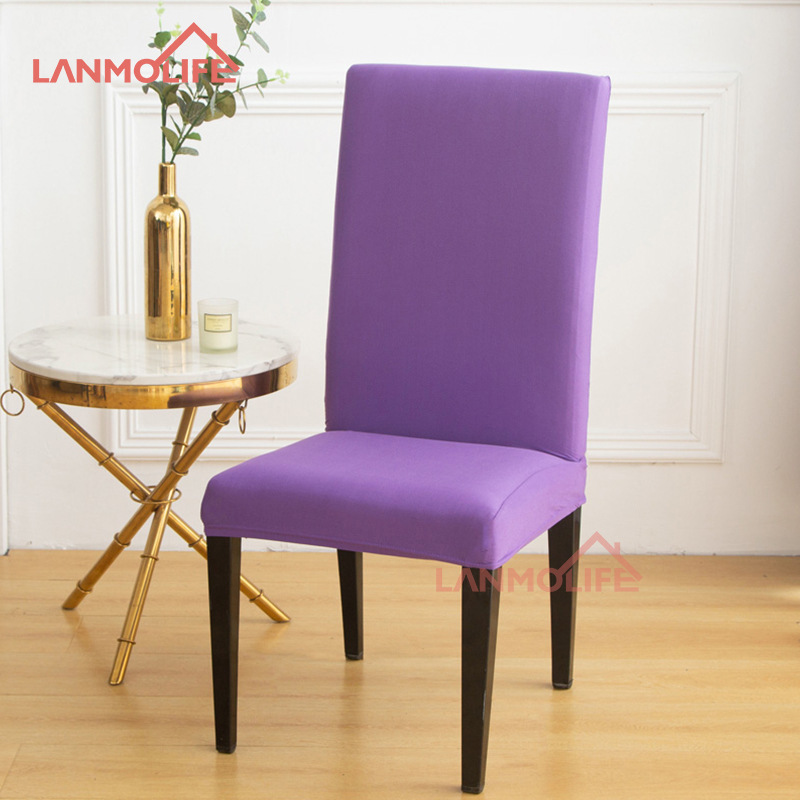 Purple-universal chair cover