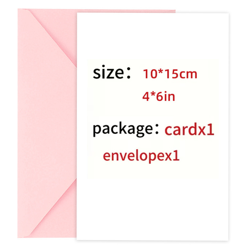 Enveloppe rose clair (-carte-enveloppe)