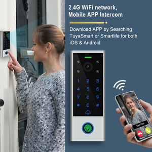 屋外多機能ビデオインターホンセキュリティインターホンシステムtuyaヴィラドアホンインターホンとwifiインターホンシステム
