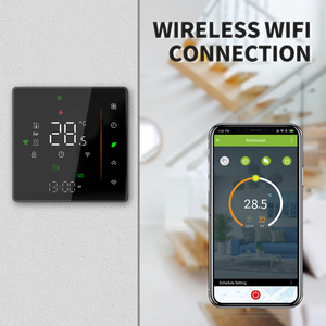 Мини домашний умный Wi-Fi Термостат Программируемый Регулятор температуры для воды/газового котла, отопления, Tuya/Smart Life, пульт дистанционного управления - Product Image 3