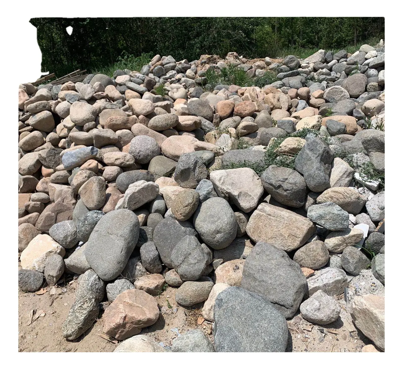 Cage de gabions amples et naturels, 15 pièces, pierre de rivière pour décoration de jardin