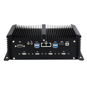 ファンレス組み込み産業用コンピューターコアi5i7 4500UデュアルLANミニPCデスクトップ (2 * RJ45 6 * RS232 COM 8 * USBデュアルディスプレイ付き) - Product Image 3
