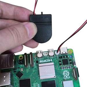 Raspberry Pi 5 Real-Time Clock (RTC)-Modul mit wiederauf ladbarer JST-Schnitts telle für Education & Maker Boards