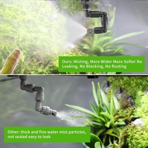 New Nhựa Bò Sát Atomizing Phun Vòi Phun 360 Độ Có Thể Điều Chỉnh Bể Aquarium 1/4 "Ống Phụ Kiện - Product Image 4