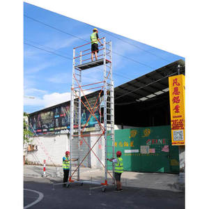 Impalcatura a buon mercato per la vendita di impalcature per la costruzione di scale e ponteggi in alluminio mobile ponteggio - Product Image 5