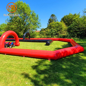 Şişme Go Kart yarış pisti, şişme tampon araba pisti, çocuklar için şişme Zorb topu yarış pisti - Product Image 2