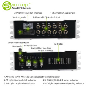 Sennuopu Power DSP Processor <strong>Digital</strong> Designs Car Subwoofer Amplifier Amplifier - Product Image 4