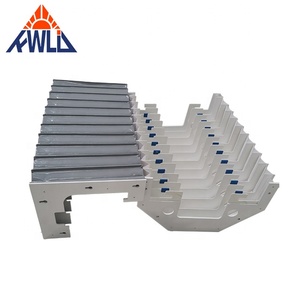 Protección de la máquina Cubierta de acordeón de plástico Protección de riel de guía lineal Escudo DE PROTECCIÓN DE vía deslizante - Product Image 5