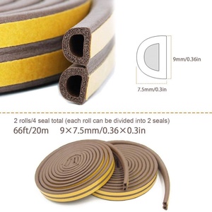 แผ่นซีลยาง EPDM D E M V I B ชนิดแผ่นปะเก็นยางกันเสียงซีลกาวในตัวสำหรับหน้าต่างประตูสำหรับรถ - Product Image 4