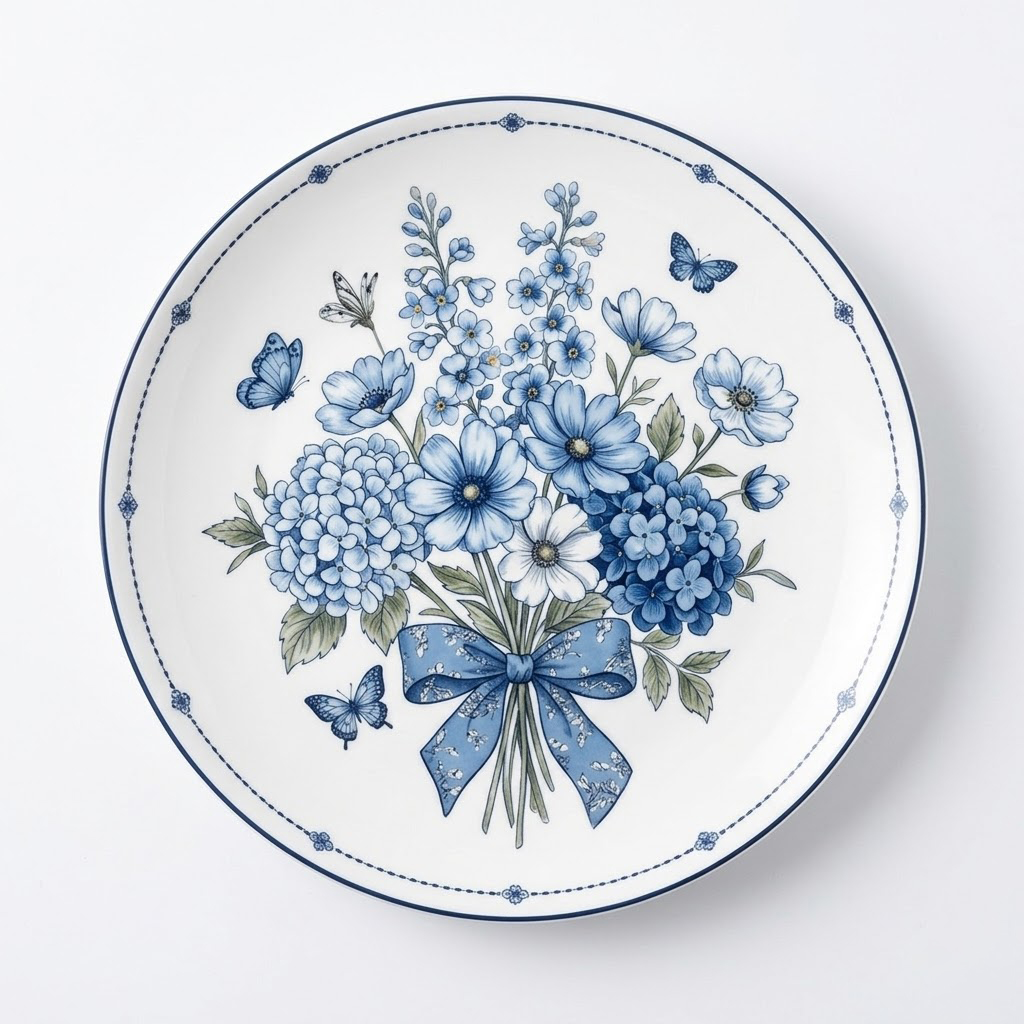 Bleu 8 pouces