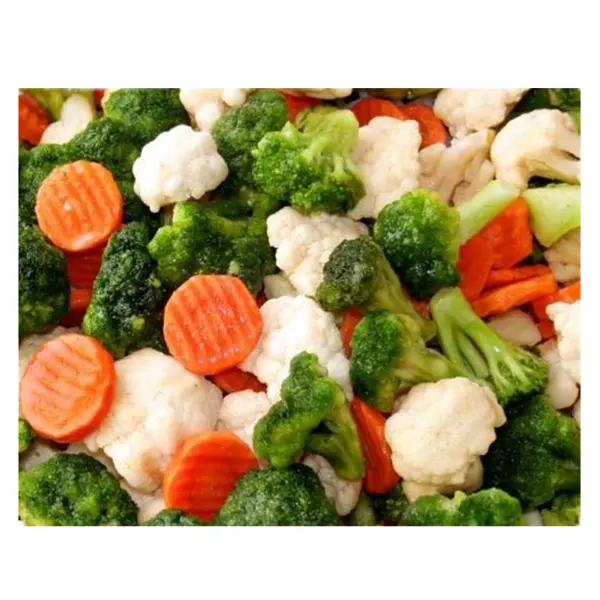 Embalaje a granel al por mayor a bajo precio, frutas y verduras congeladas estilo congelado, verduras mixtas
